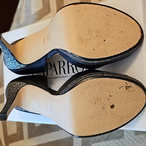 Caparros Satin Platform Peep Toe Heel - Picture 6 of 12